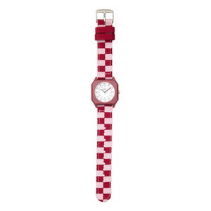 Mini Kyomo - Damier Raspberry Ice Cream Watch | Pink