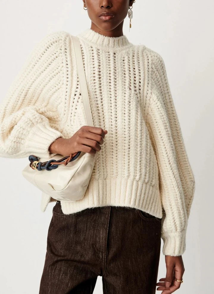 Sessùn - Bobardi Wool Sweater | Ecru