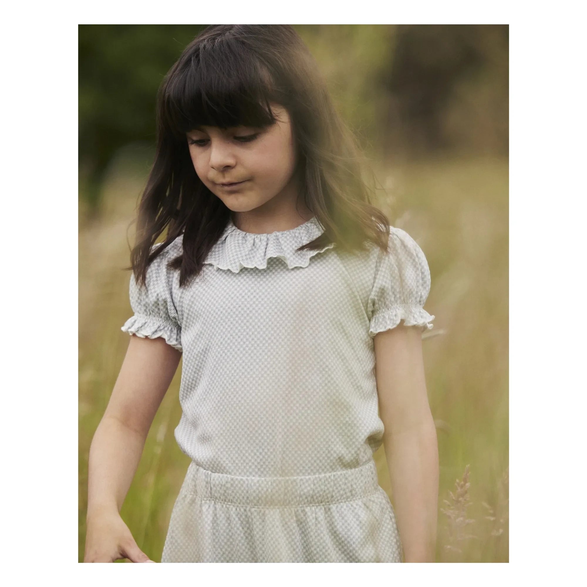Copenhagen Colors - Organic Cotton Blouse | Gray Blue