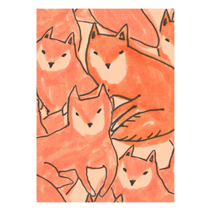 Season Paper - Fox Croud Wallpaper