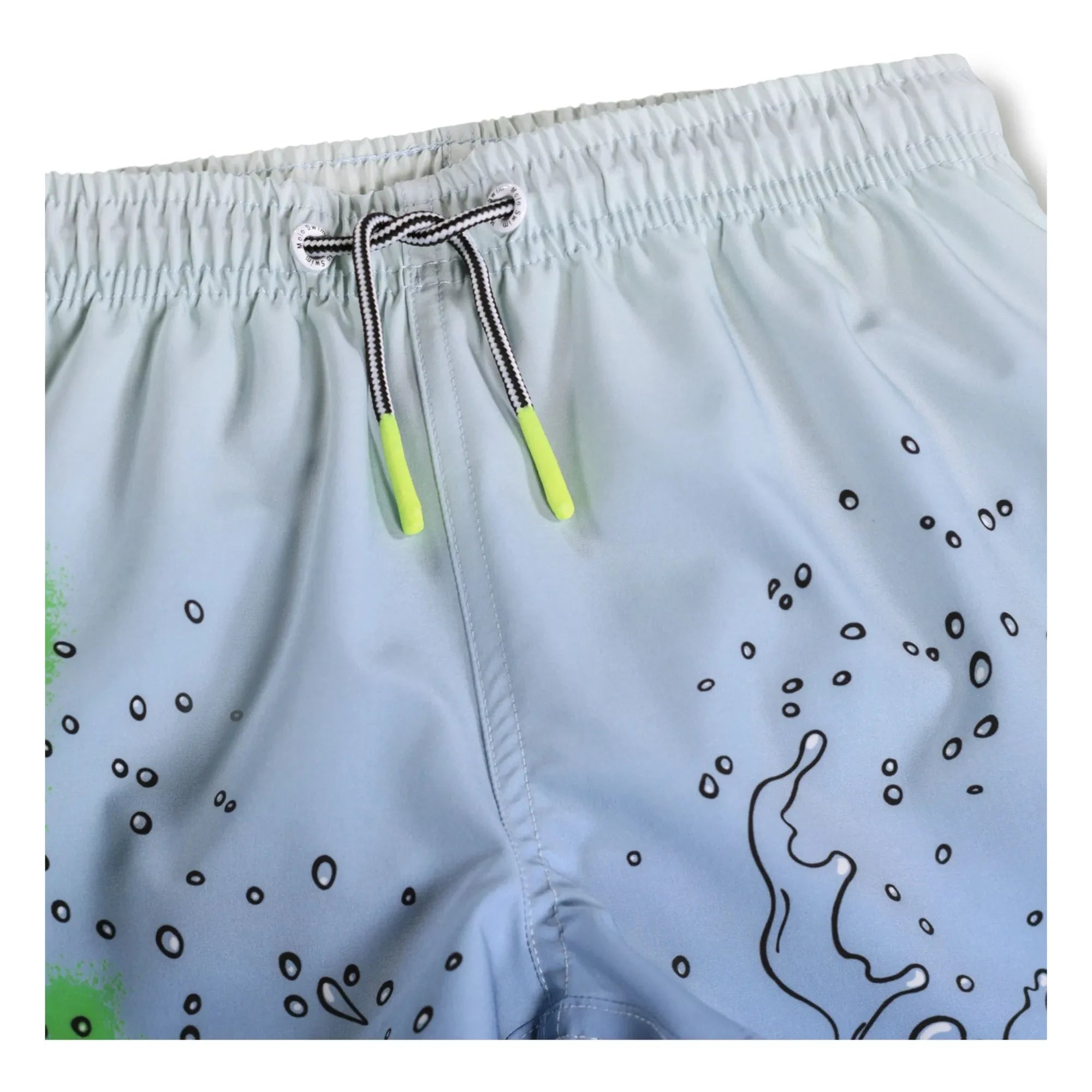 Molo - Niko Splash Recycled Fiber Swimsuit Shorts | Light Blue