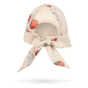 Konges Sløjd - Ava Strawberry Organic Cotton Hat | Beige