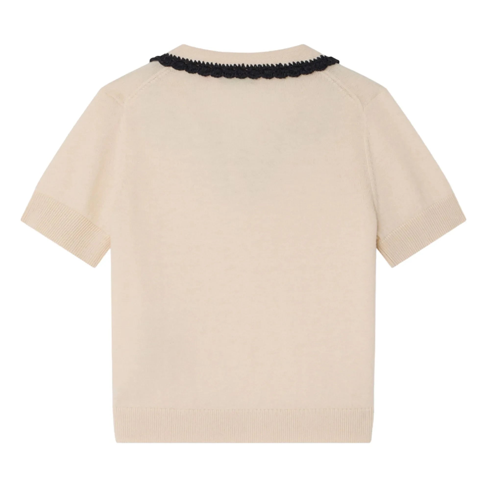 Bonpoint - Polo Lisette Wool | Ecru