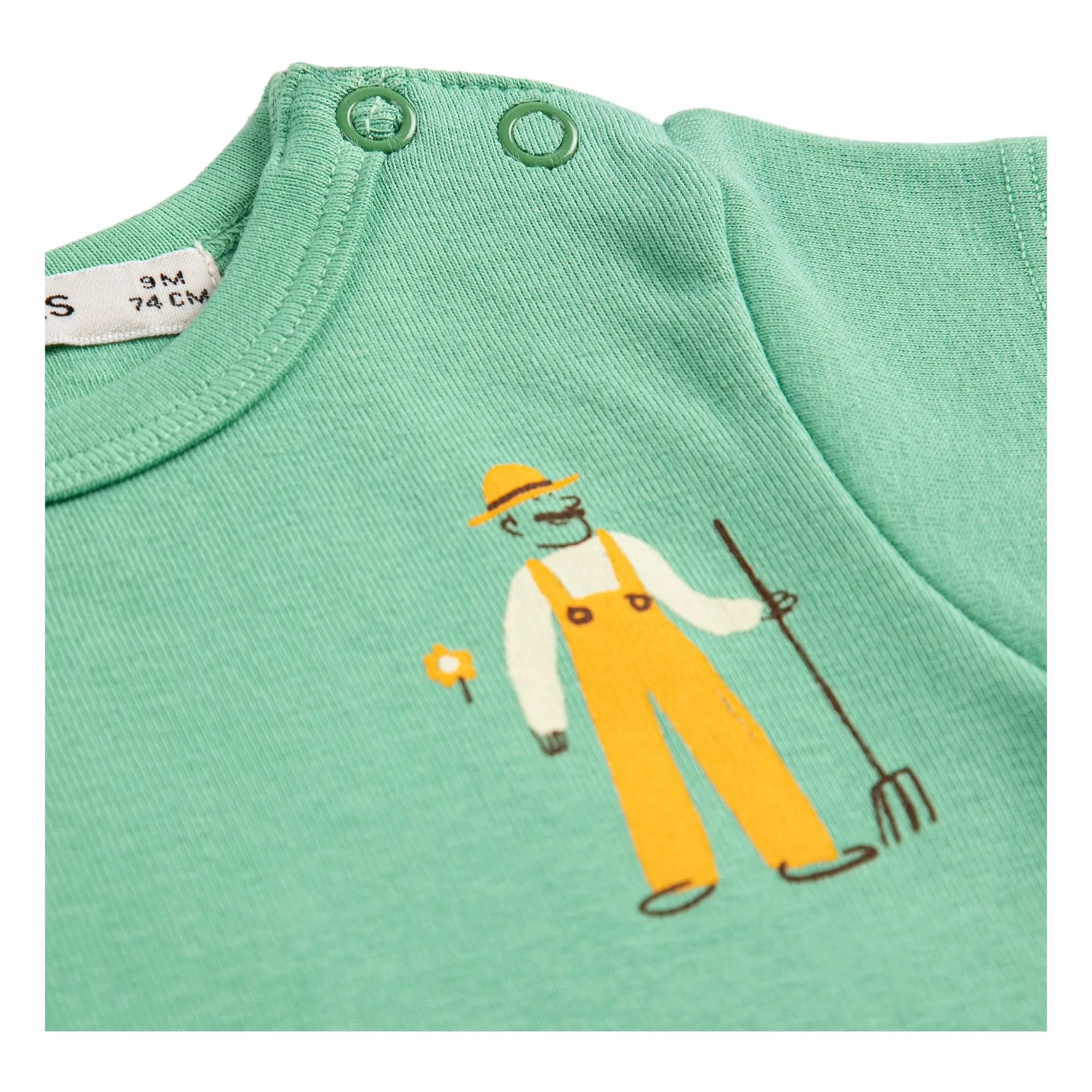 Bobo Choses - Organik Pamuklu Body Cow | Yeşil
