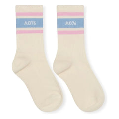 AO76 - Rune Bands Socks | Ecru