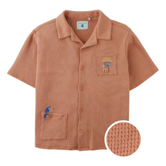 Gingersnaps - Tommy Toucan Waffle Shirt | Brown