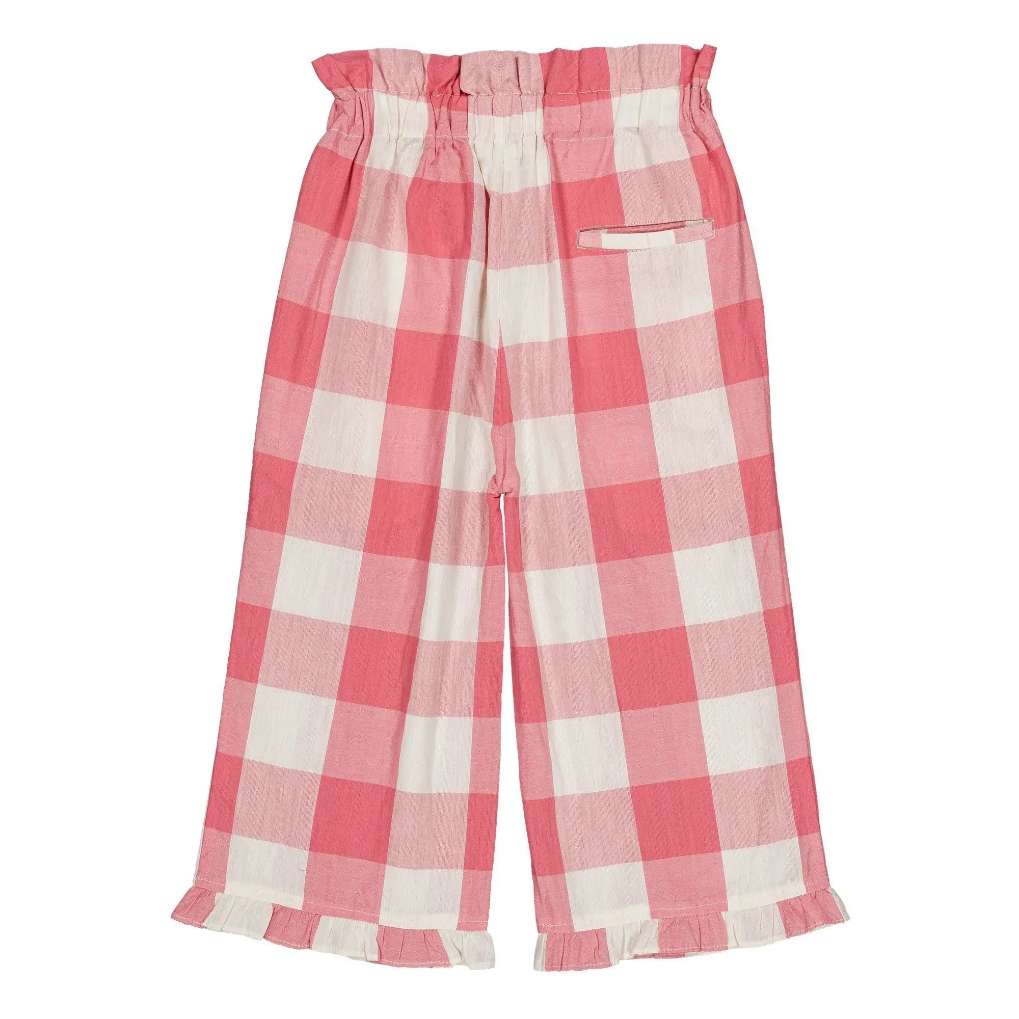 Hello Simone - Lizzy Checked Pants | Pink