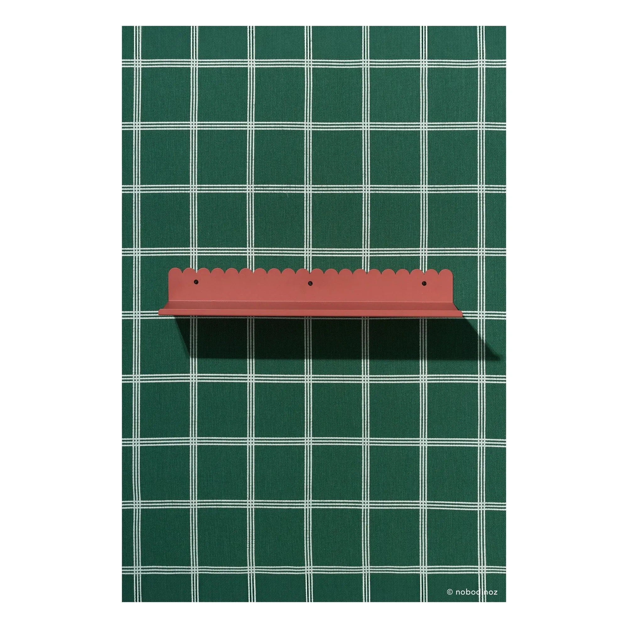 Nobodinoz - Vibes Wall Shelf 50x16 cm | Terracotta
