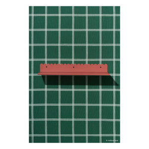 Nobodinoz - Vibes Wall Shelf 50x16 cm | Terracotta