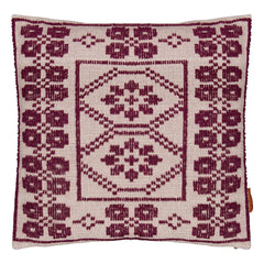 House of Capricorn - Inês Embroidered Pillow | Burgundy