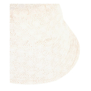 Petit Bateau - Broderie Anglaise Poplin Organic Cotton Hat | White