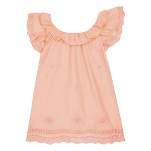 Bonton - Anna Embroidered Dress | Powder Pink