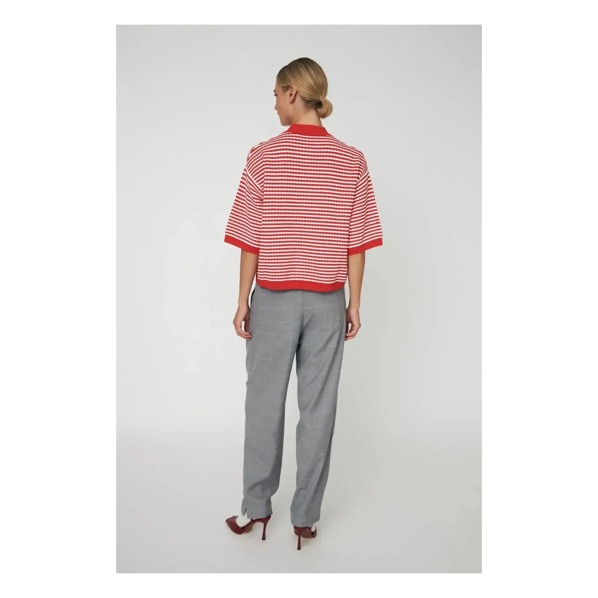 Stella Nova - Red Striped Polo