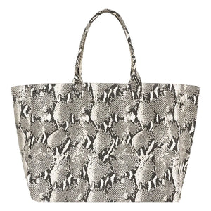 Anine Bing - Léo Python Tote Bag | Gray