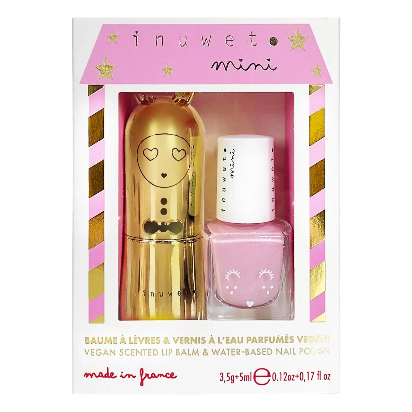 Inuwet - Cheescake lip balm ve Watermelon nail polish