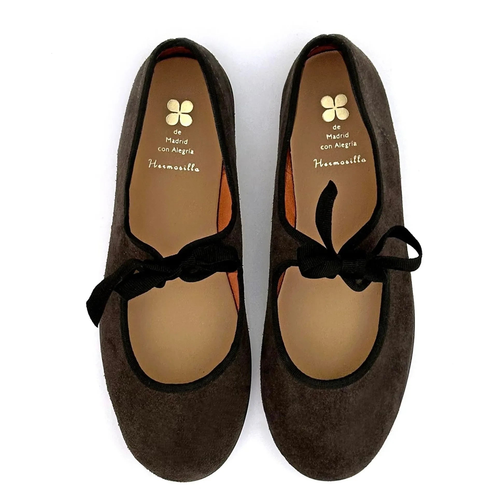Hermosilla - Ballet Flat Shoes Bilbao Leather - Women's Collection | Gray