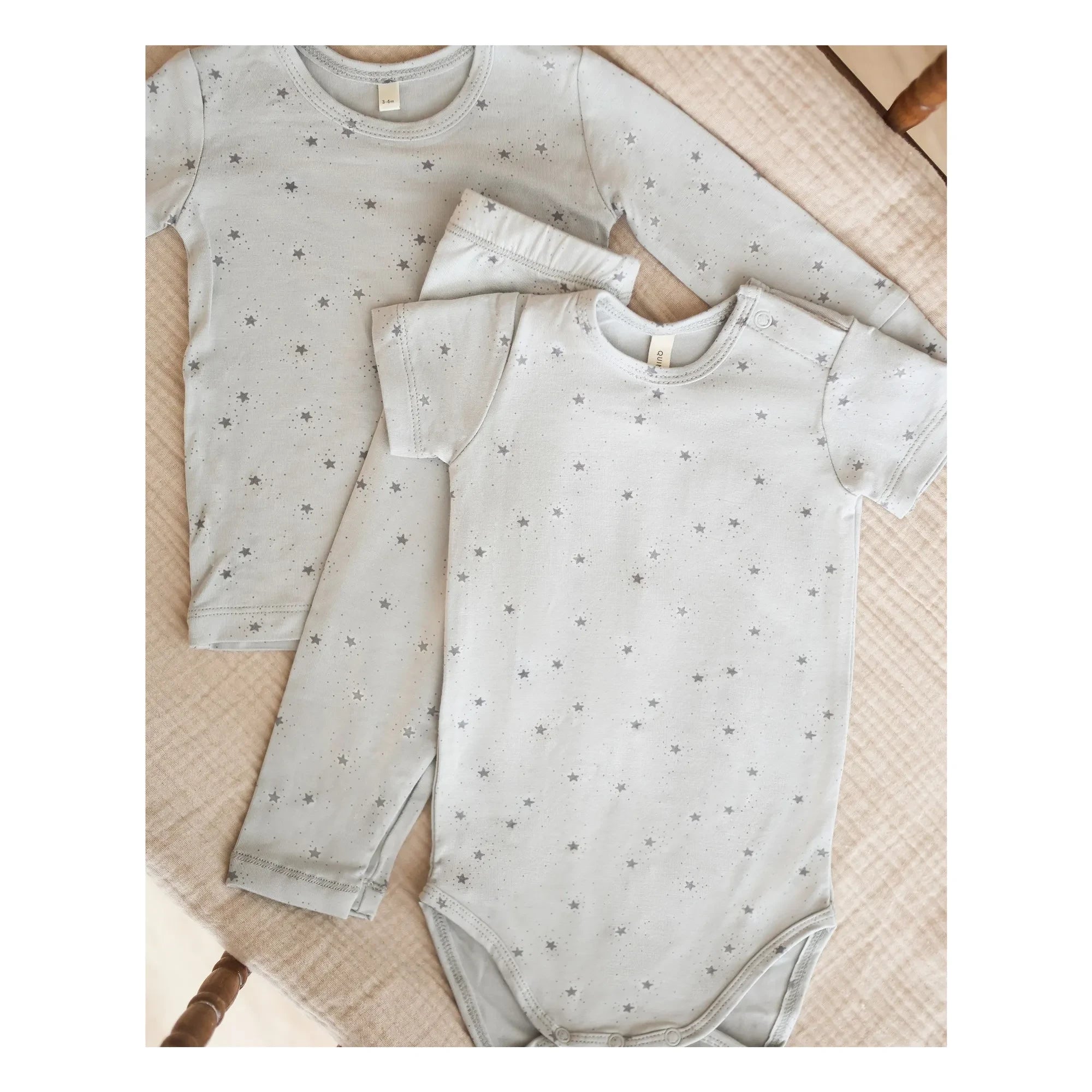 Quincy Mae - Bamboo Pajama | Gray Blue