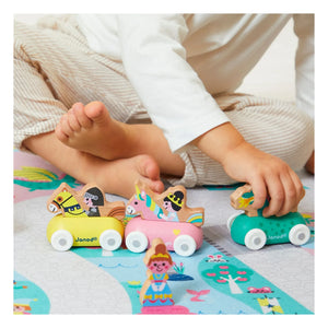 Janod - Enchanted Kingdom Rotating Rug - Cross Roads