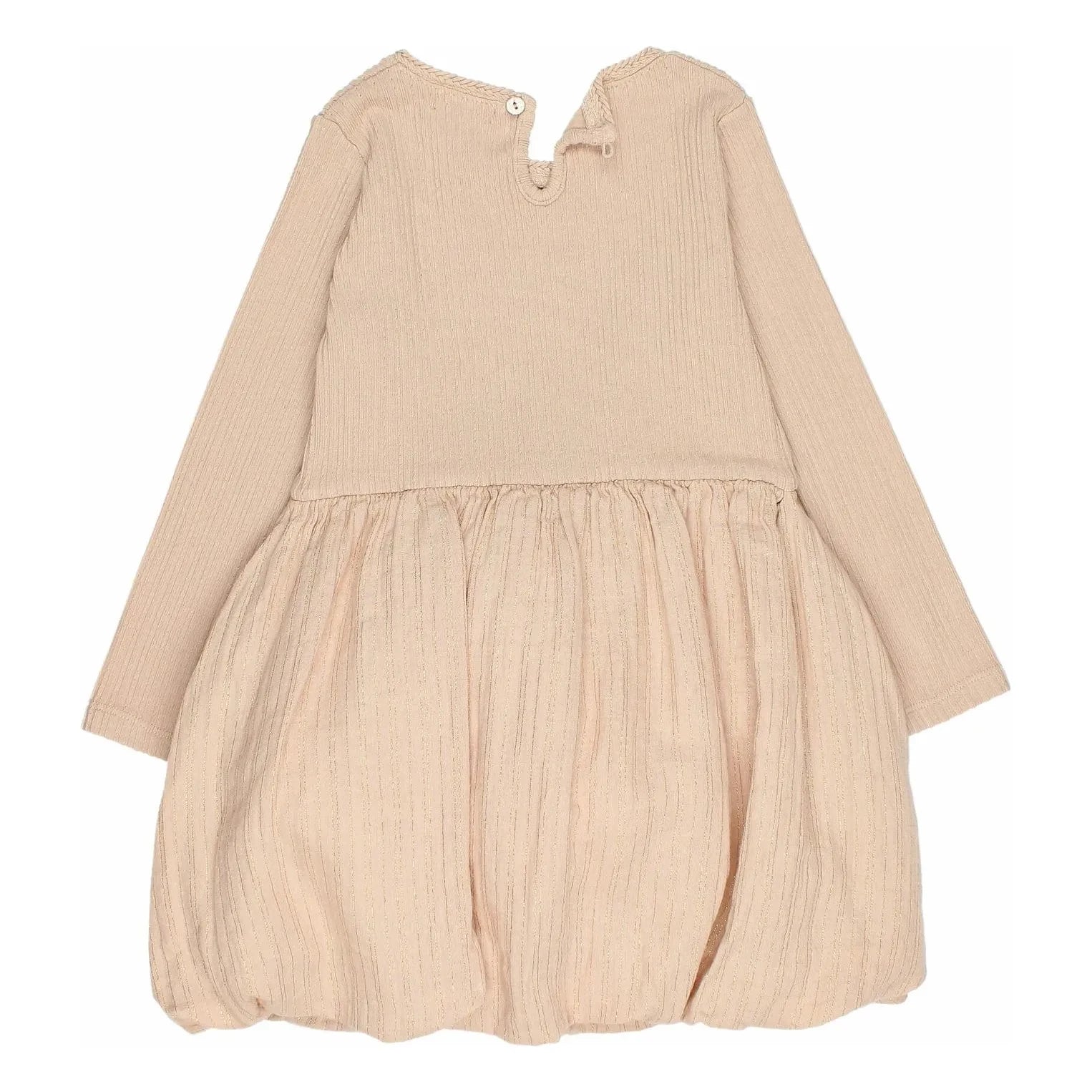 Búho - Combo Dress Lurex Organic Cotton Gauze | Pink