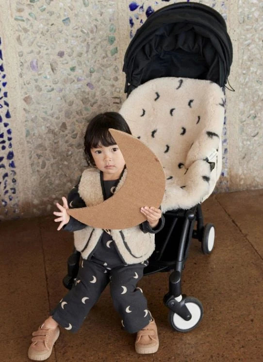 BINIBAMBA - Sheepskin for Strollers and Carriers - Binibamba x Organic Zoo | Moon