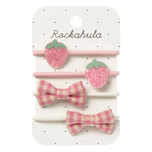 Rockahula Kids - Set of 4 Strawberry Buckles | Light Pink