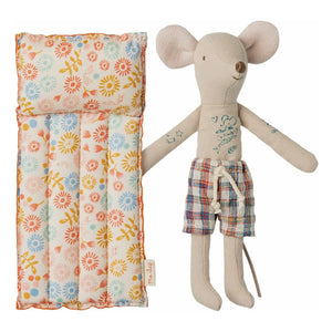 Maileg - Beach Dad Mouse and Mattress