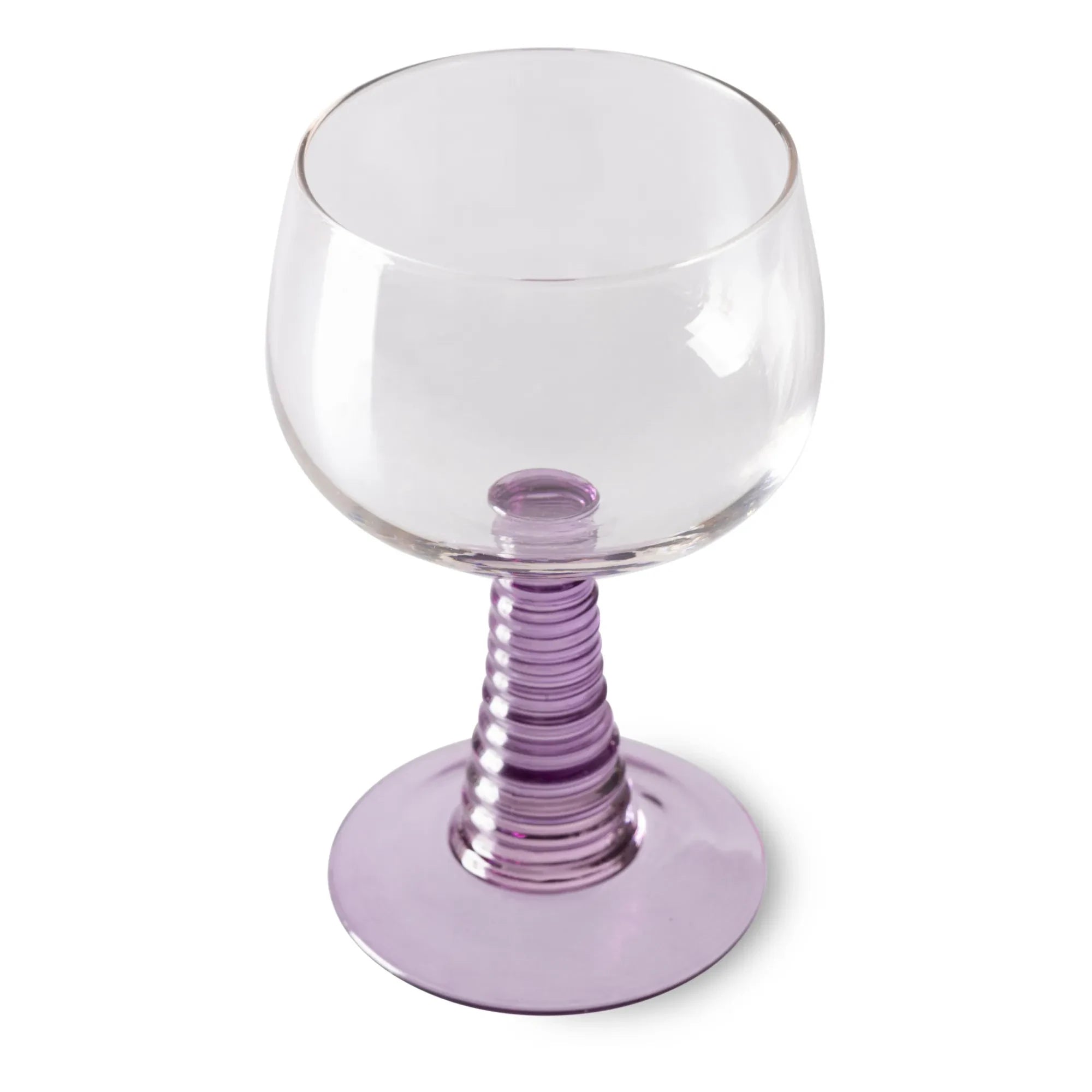 HKliving - Spiral Glass | Red