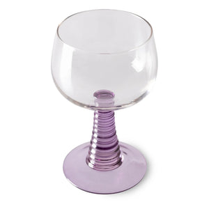 HKliving - Spiral Glass | Red