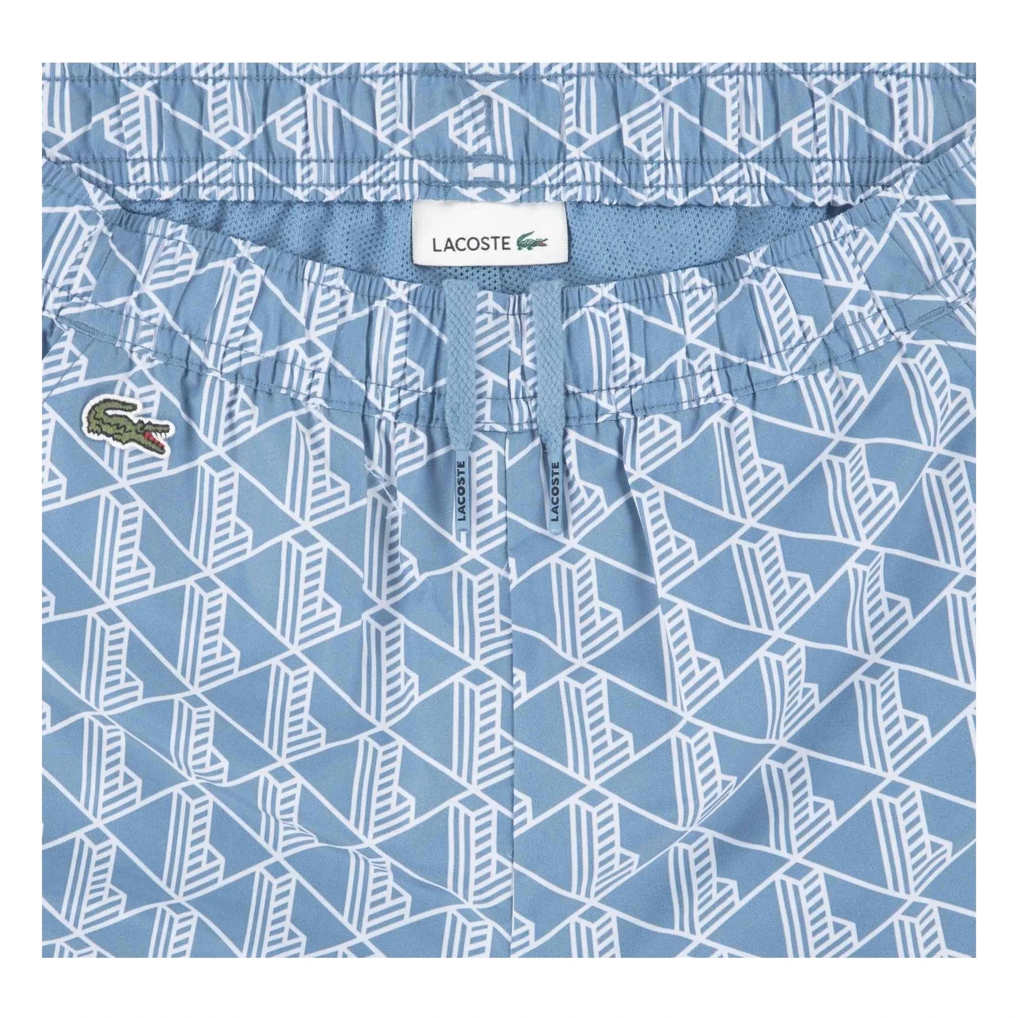Lacoste - Monogrammed Recycled Fiber Jacket and Sweatpants Set | Light Blue