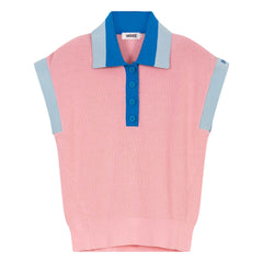 Indee - Valor Mesh Polo T-Shirt | Pink