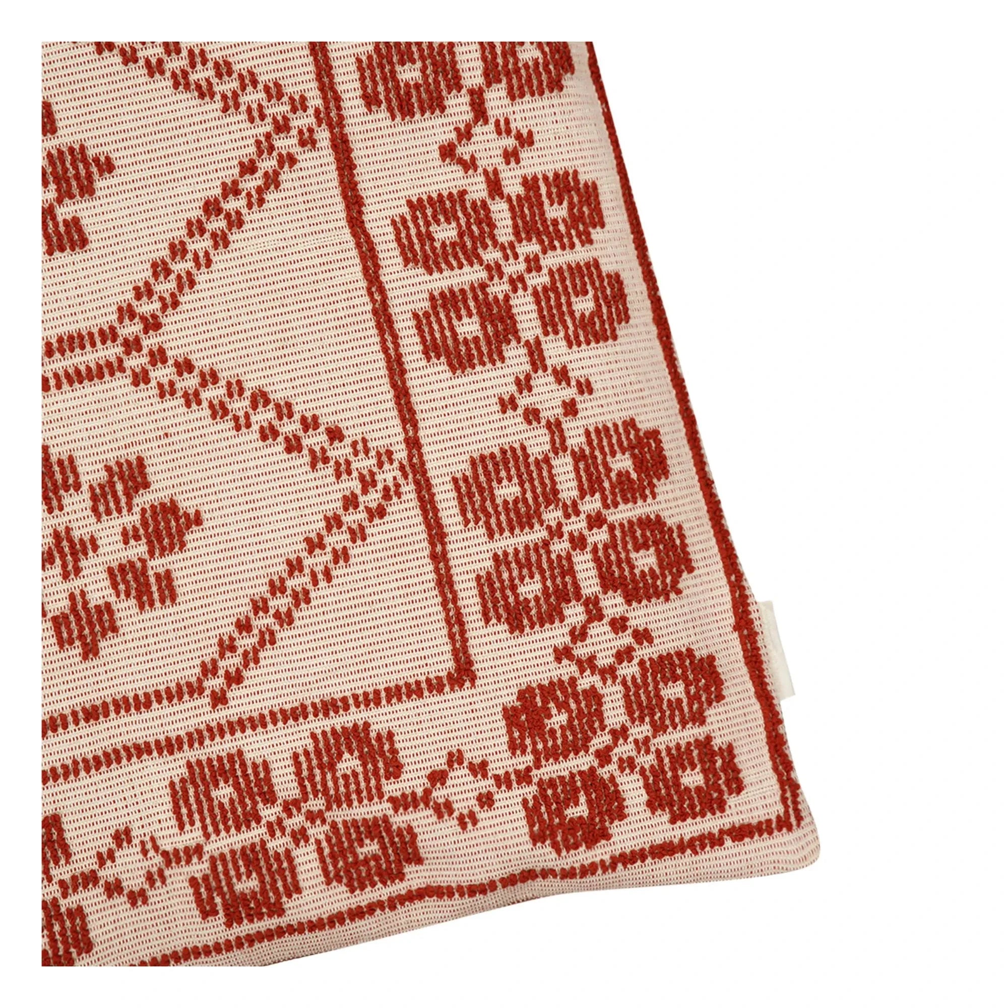 House of Capricorn - Inês Embroidered Pillow | Brick Red