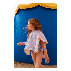 Louise Misha - Mael Organic Cotton Bath Poncho | Light Blue