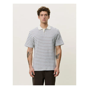 Les Deux - Striped Polo | Off-white
