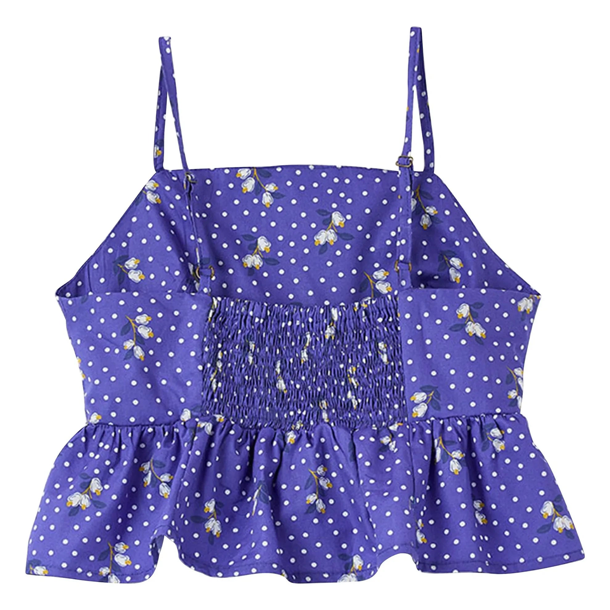 Fabula - Blue Polka Dot Ruffled Ball