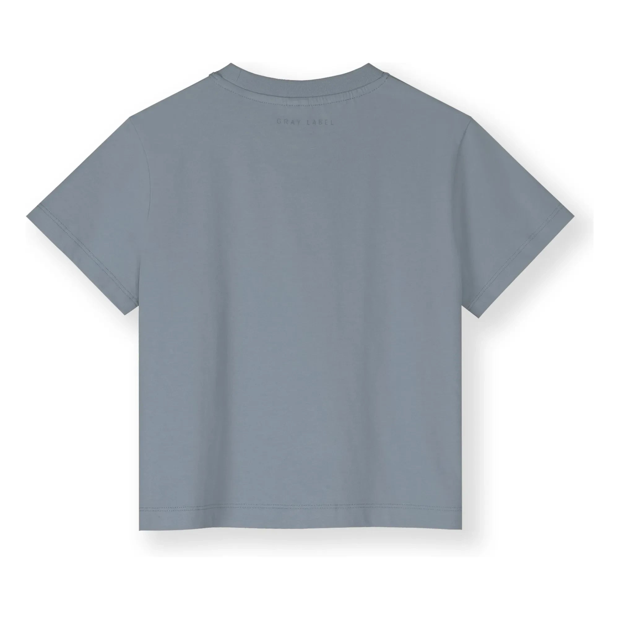 Gray Label - Logo Tişört Organik pamuk | Buz Mavisi