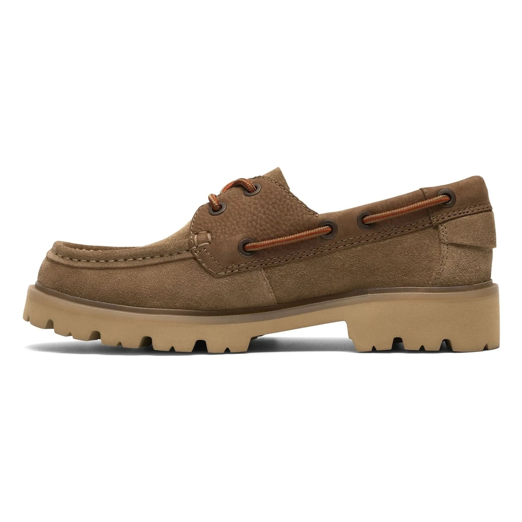 Clarks - Cleyhill Boat Shoes | Dark Beige
