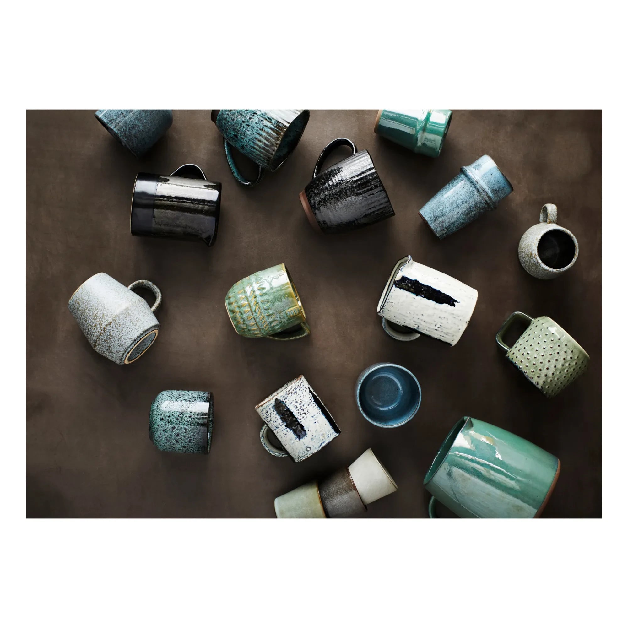 Madam Stoltz - Ceramic Cups - Set of 6