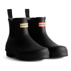 Hunter - Chelsea Boots Original Tartan Rubber | Black