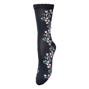 Becksöndergaard - Bloom Socks | Navy Blue