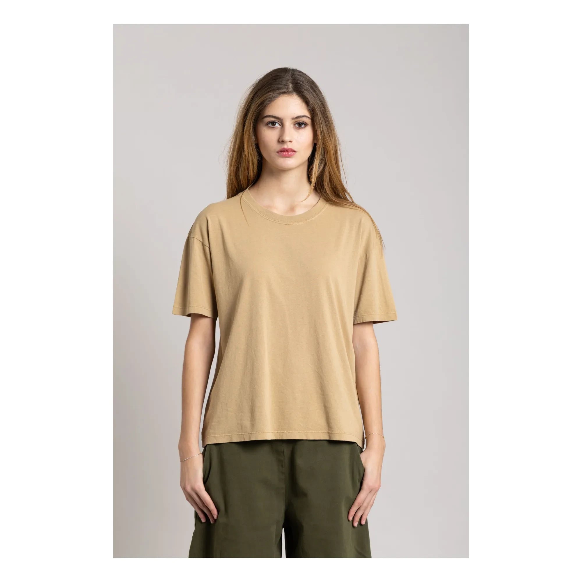 Smallable Woman - Hana Organic Cotton T-Shirt | Camel