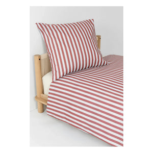 Nobodinoz - Sheldon Striped Duvet Cover | Brown