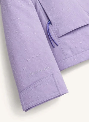 Töastie - Waterproof Windbreaker with Recycled Fiber Lining | Lilac