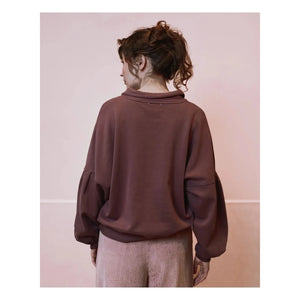 Emile et Ida - Sweat Polo Ennie | Plum