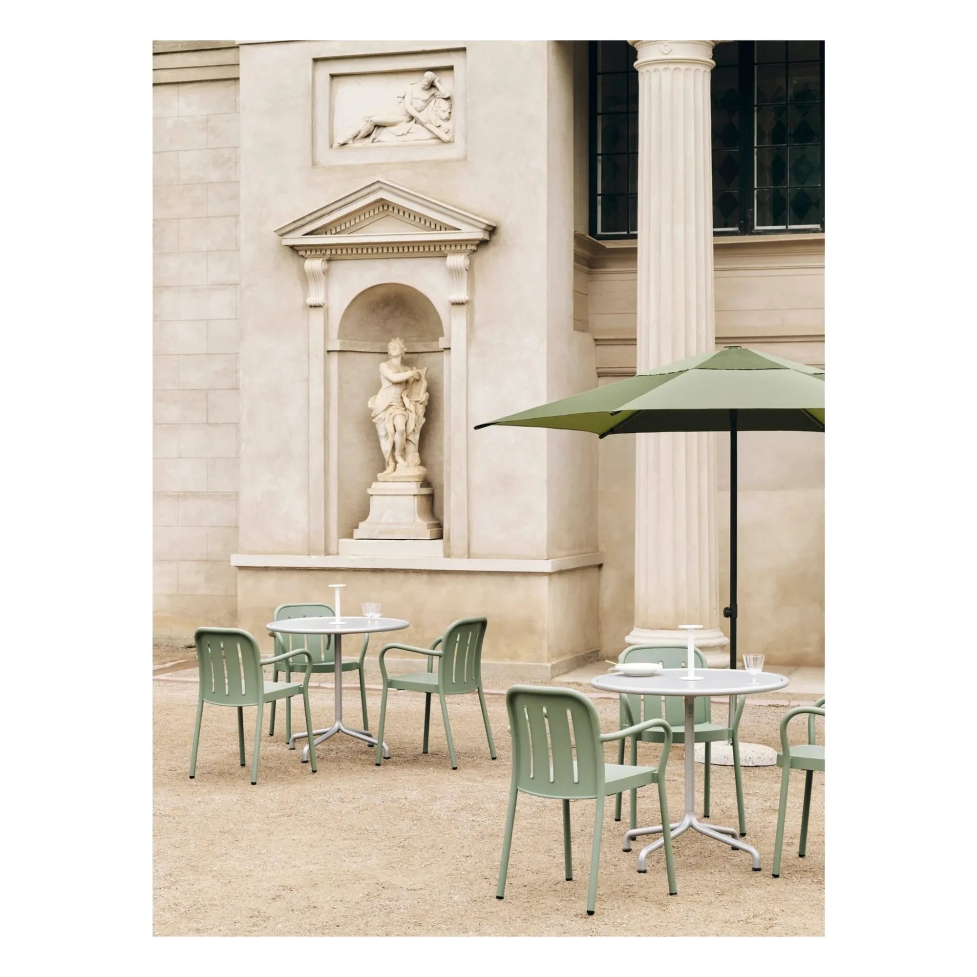 Hay - Hexagon Umbrella Terrazza | Green