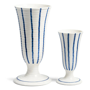 &Klevering - Anouk Lilium Porcelain Vase | Blue
