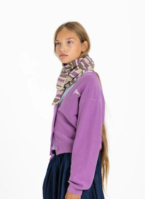 Smallable Kid - Alvi Glow Up Wool Cardigan | Bubblegum Pink