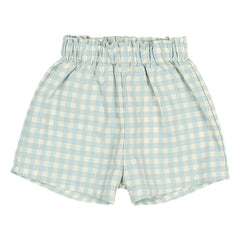 Búho - Mercerized Organic Cotton Shorts | Aqua
