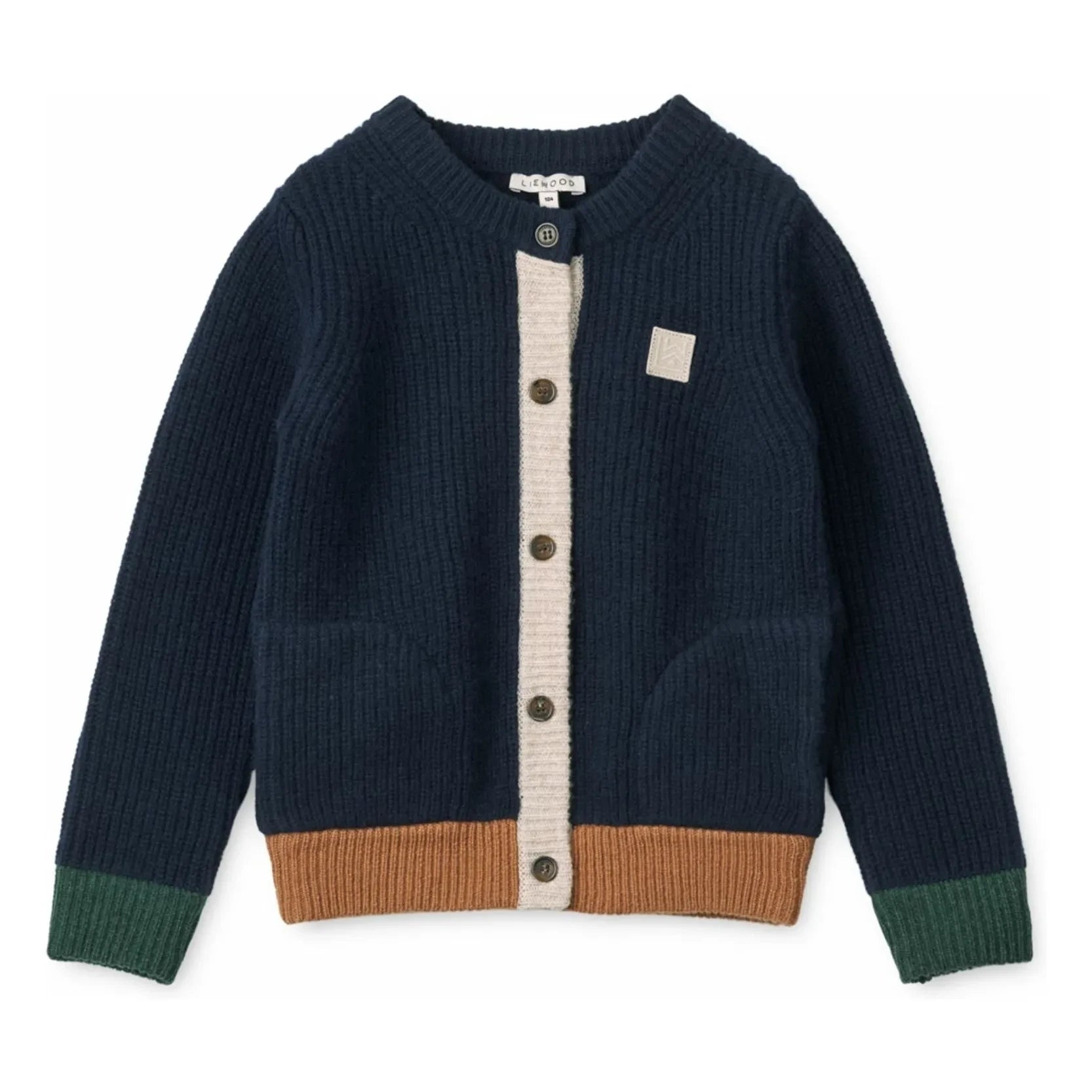Liewood - Tiago Wool Cardigan | Navy Blue