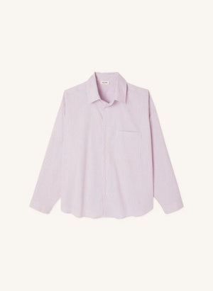 American Vintage - Soa Striped Shirt | Marled pink