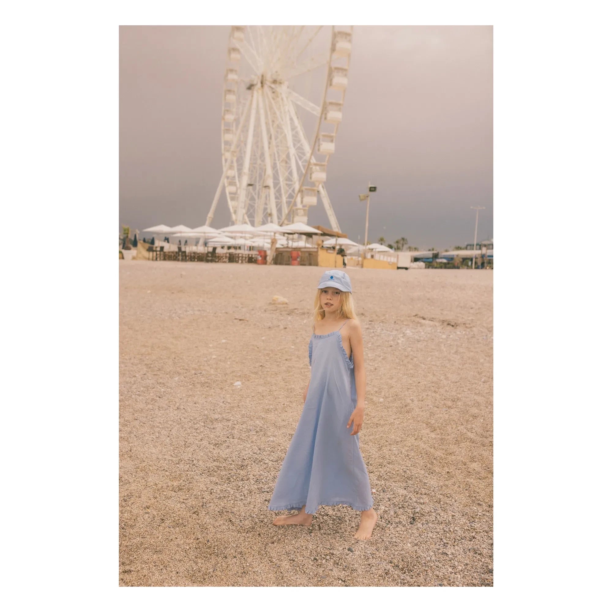 We Are Kids - Diane Organic Cotton Dress | Light Blue